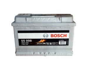 Купить аккумулятор в Воронеже Bosch S5 008 77 А/ч о.п.