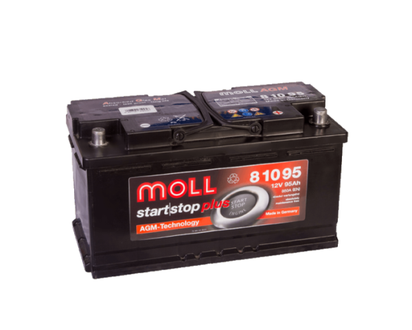 Купить аккумулятор Moll AGM Start-Stop 95 А/ч
