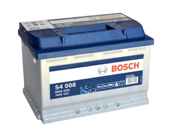 Купить аккумулятор в Воронеже Bosch S4 008 74 А/ч о.п.