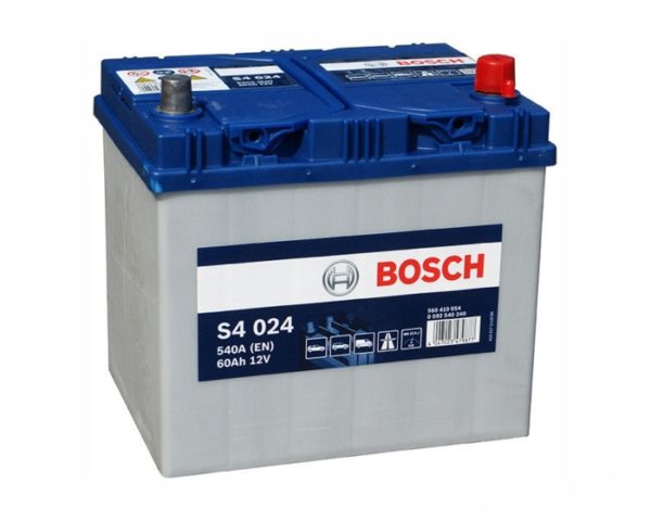 Купить авто аккумулятор в Воронеже Bosch S4 024 60 А/ч о.п. азиатский тип
