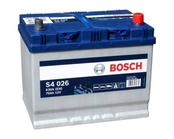 Купить автомобильный аккумулятор в Воронеже Bosch S4 026 70 А/ч о.п. азиатский тип