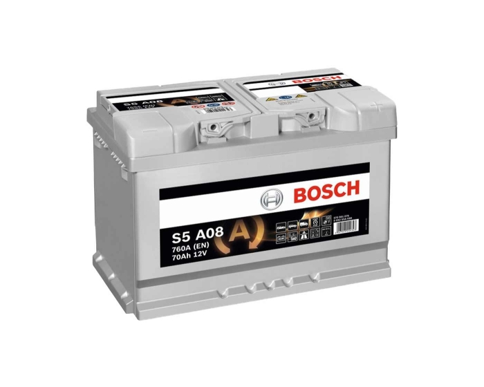 Купить аккумулятор Start-Stop в Воронеже Bosch AGM S5 A08 70 А/ч