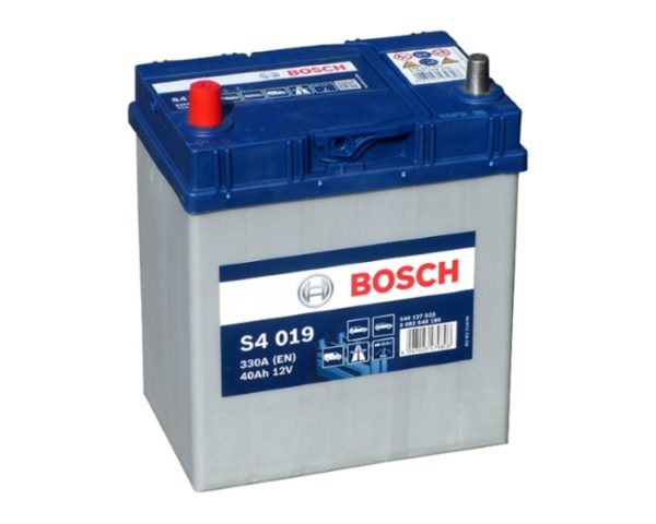 Купить авто аккумулятор в Воронеже Bosch S4 019 40 А/ч п.п. азиатский тип