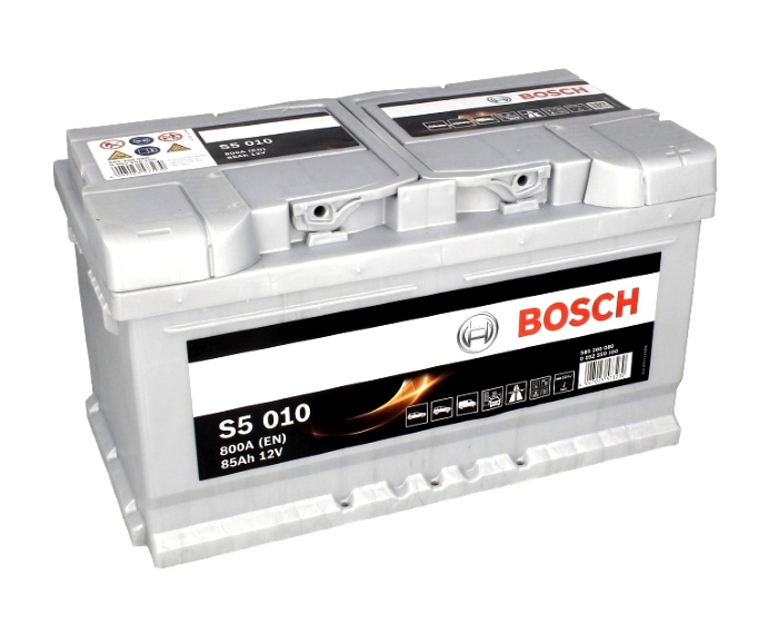 Купить автомобильный аккумулятор в Воронеже Bosch S5 010 85 А/ч о.п. низкий