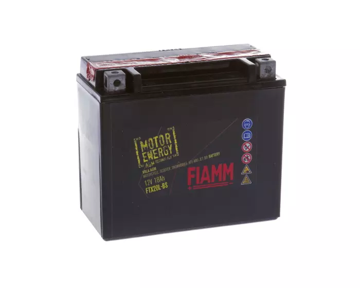 Мото аккумулятор в Воронеже купить Fiamm AGM FTX20L-BS (YTX20L-BS)18 А/ч