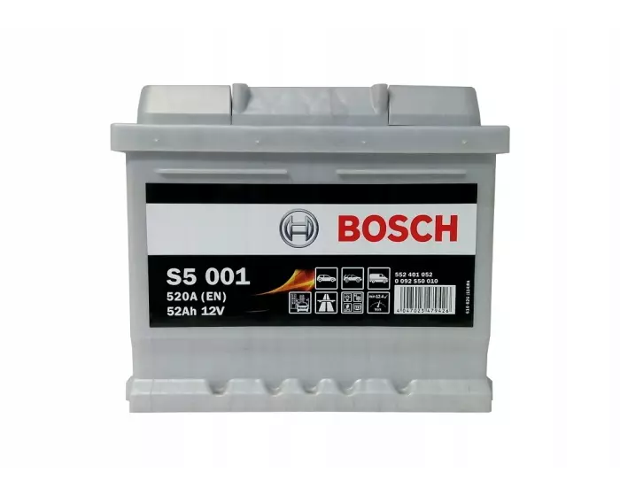 Аккумулятор Bosch S5 001 52 А/ч в Воронеже купить