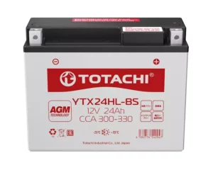 Аккумулятор Totachi Moto YTX24HL-BS AGM 24 А/ч о.п. с/з с элек. купить в Воронеже
