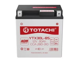 Аккумулятор Totachi Moto YTX30L-BS AGM 30 А/ч о.п. с/з с элек. купить в Воронеже