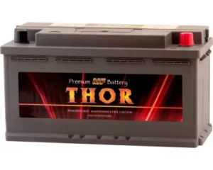 Аккумулятор Аккумулятор THOR 95 А/ч с обратной полярностью низкий в Воронеже купить